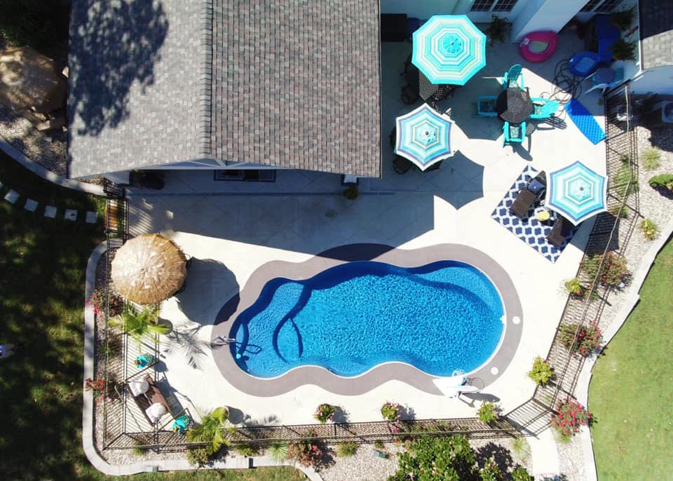 Latham Fiji Fiberglass Pool